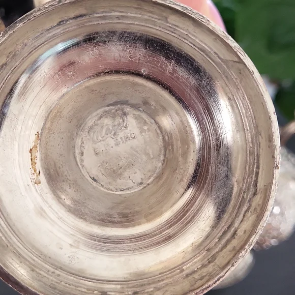 vintage silver scoop and bowl - Picture 3 of 3